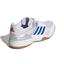 Adidas Mens Speedcourt Indoor Court Shoes - White/Blue - thumbnail image 4