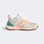 Adidas Womens Adizero Ubersonic 4 Parley Tennis Shoes - Off White/Beam Orange - thumbnail image 1