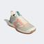 Adidas Womens Adizero Ubersonic 4 Parley Tennis Shoes - Off White/Beam Orange - thumbnail image 2