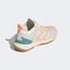Adidas Womens Adizero Ubersonic 4 Parley Tennis Shoes - Off White/Beam Orange - thumbnail image 3