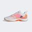 Adidas Womens Avacourt Tennis Shoes - Legacy Indigo/Flash Orange - thumbnail image 6