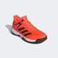 Adidas Kids Ubersonic 4 Tennis Shoes - Solar Red - thumbnail image 4
