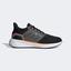 Adidas Mens EQ19 Running Shoes - Core Black/Screaming Orange - thumbnail image 1
