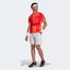 Adidas Mens Tennis Ergo 7-Inch Shorts - White - thumbnail image 4