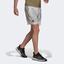 Adidas Mens Printed 7-Inch Tennis Shorts - White - thumbnail image 1