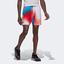 Adidas Mens Melbourne Ergo Printed 7-inch Tennis Shorts - White/Vivid Red - thumbnail image 1