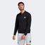 Adidas Mens Tennis Stretch-Woven Jacket - Black - thumbnail image 1