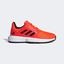 Adidas Kids CourtJam XJ Tennis Shoes - Solar Red - thumbnail image 1