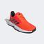 Adidas Kids CourtJam XJ Tennis Shoes - Solar Red - thumbnail image 4