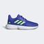 Adidas Kids CourtJam XJ Tennis Shoes - Sonic Ink