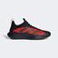 Adidas Mens Defiant Generation Tennis Shoes - Black/Solar Red - thumbnail image 1