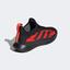 Adidas Mens Defiant Generation Tennis Shoes - Black/Solar Red - thumbnail image 5