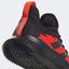 Adidas Mens Defiant Generation Tennis Shoes - Black/Solar Red - thumbnail image 7