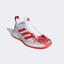 Adidas Mens Defiant Generation Tennis Shoes - Cloud White/Red - thumbnail image 4