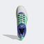 Adidas Mens Defiant Generation Tennis Shoes - White/Green/Blue - thumbnail image 2