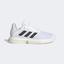Adidas Mens SoleMatch Bounce Tennis Shoes - White/Black - thumbnail image 1