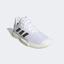 Adidas Mens SoleMatch Bounce Tennis Shoes - White/Black - thumbnail image 4