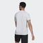 Adidas Mens Aeroready Graphic Tee - White - thumbnail image 3