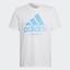 Adidas Mens Aeroready Graphic Tee - White - thumbnail image 5