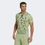 Adidas Mens Paris FreeLift Tee - Magic Lime - thumbnail image 1