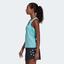 Adidas Womens Paris Y-Tank - Pulse Aqua/Black - thumbnail image 2