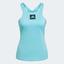 Adidas Womens Paris Y-Tank - Pulse Aqua/Black - thumbnail image 5
