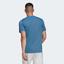 Adidas Mens Club 3 Stripe T-Shirt -  Altered Blue/Sky Rush - thumbnail image 2