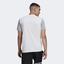 Adidas Mens Club T-Shirt - White/Halo Silver - thumbnail image 2