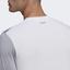 Adidas Mens Club T-Shirt - White/Halo Silver - thumbnail image 5