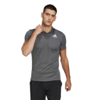 Adidas Mens Melbourne Freelift Tennis Polo - Grey Five