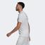 Adidas Mens Freelift Paris Polo - White - thumbnail image 2