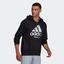 Adidas Mens Graphic Tennis Hoodie - Black - thumbnail image 1