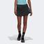 Adidas Womens Paris Tennis Skirt - Carbon/Pulse Aqua - thumbnail image 1