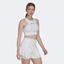 Adidas Womens London Crop Top - White - thumbnail image 2