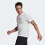 Adidas Mens Tennis Category Tee - White - thumbnail image 2