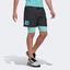 Adidas Mens Paris Two-In-One Shorts - Carbon/Pulsa Aqua - thumbnail image 1