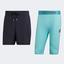Adidas Mens Paris Two-In-One Shorts - Carbon/Pulsa Aqua