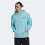 Adidas Mens Clubhouse Hoodie - Bliss Blue - thumbnail image 1