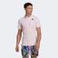 Adidas Mens US Series FreeLift Polo T-Shirt - Clear Pink - thumbnail image 1