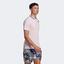 Adidas Mens US Series FreeLift Polo T-Shirt - Clear Pink - thumbnail image 4