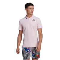 Adidas Mens US Series FreeLift Polo T-Shirt - Clear Pink
