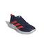 Adidas Mens Court Team Bounce 2.0 Indoor Court Shoes - Navy/Orange - thumbnail image 2