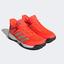 Adidas Kids Adizero Ubersonic 4 Tennis Shoes - Solar Red/Silver Metallic