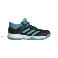 Adidas Kids Adizero Ubersonic 4 Tennis Shoes - Core Black/Preloved Blue