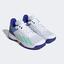 Adidas Kids Court Flash Tennis Shoes - Cloud White/Pulse Mint - thumbnail image 2