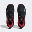Adidas Kids Courtflash Tennis Shoes - Core Black/Preloved Blue - thumbnail image 2