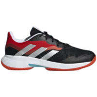 Adidas Mens Courtjam Control Clay Tennis Shoes - Core Black/Better Scarlet