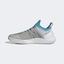 Adidas Womens Ubersonic 4 Clay Tennis Shoes - Metal Grey/Preloved Blue - thumbnail image 4