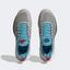 Adidas Womens Ubersonic 4 Clay Tennis Shoes - Metal Grey/Preloved Blue - thumbnail image 5