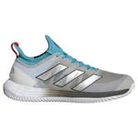 Adidas Womens Ubersonic 4 Clay Tennis Shoes - Metal Grey/Preloved Blue